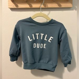 Baby boy sweatshirt — 6-12 months (Amazon size 80)